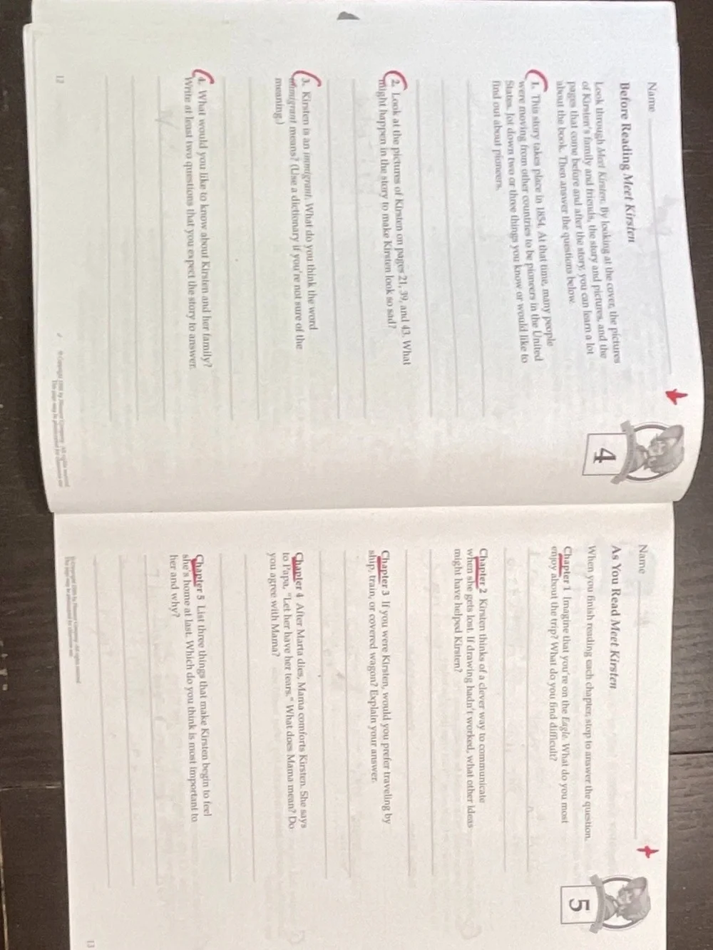 American Girl set activity